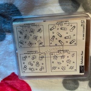 Stampin up rubber stamps with assembly required!